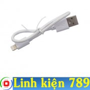 Cáp sạc điện thoại iphone Lightning truyền dữ liệu dài 25cm